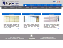 Tablet Screenshot of decoracionesloptorres.com